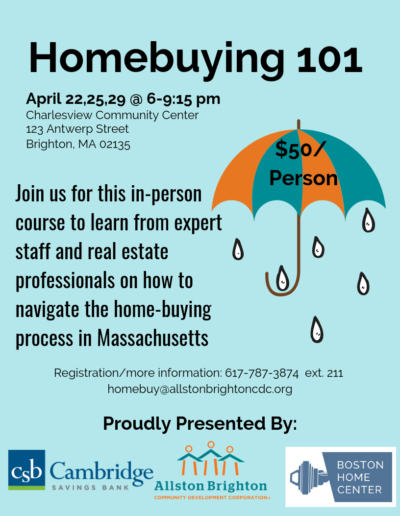 Homebuying 101 - Allston Brighton Community Development Corporation