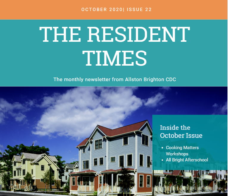 October 2020 Resident Newsletter