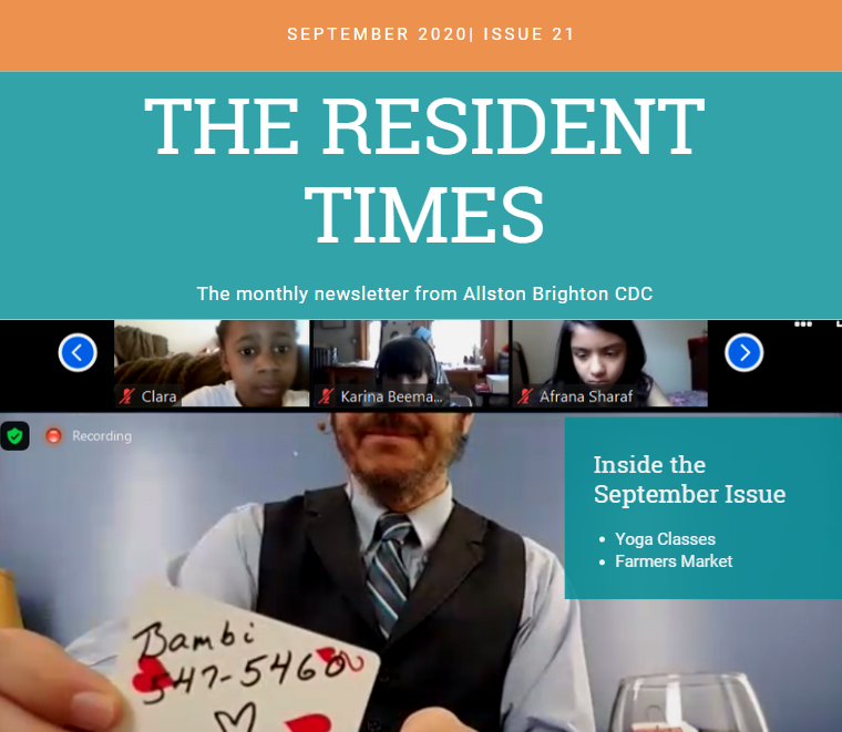 September 2020 Resident Newsletter