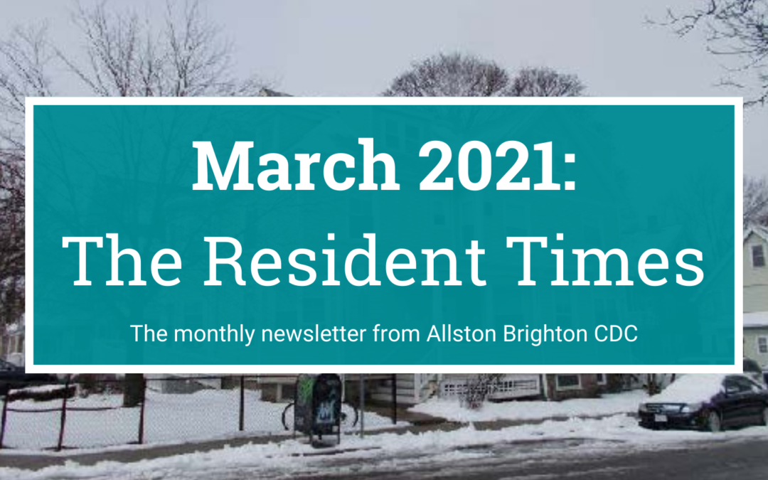 March 2021 Resident Newsletter