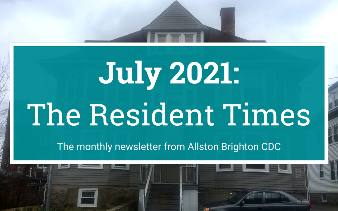 July 2021 Resident Newsletter