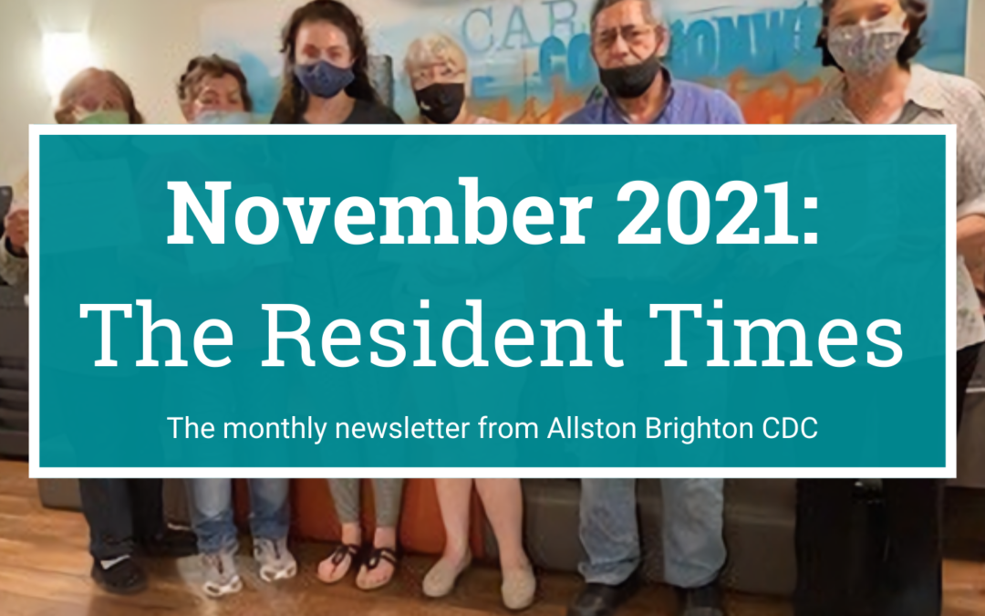 November 2021 Resident Newsletter