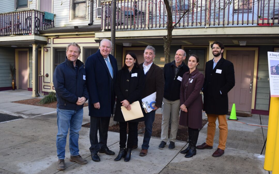 Project Partners Visit Hano Homes to Learn About Deep Energy Retrofits